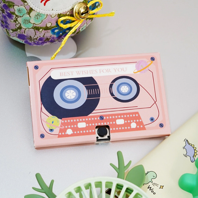 Holiday Greeting Card Thank You Card High Quality Happy Birthday Card Tape Recorder Card