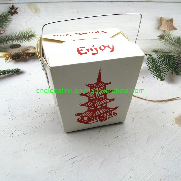Disposable Paper Takeaway Fast Food Container Biodegradable Kraft Food Packaging