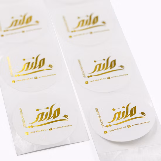 Customized Logo Hand Washing Sticker for Bottle Daily Product Label Sticker