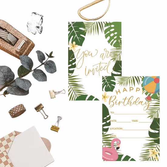 Party Party Invitation Greeting Card Good Wishes Pop