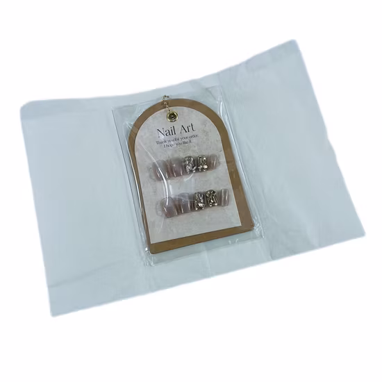 Custom Press on False Nail Polish Paper Packing Gift Box Packaging Nail Box